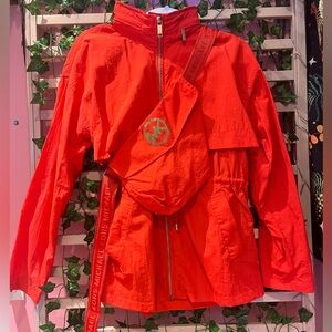 Michael Kors Rain Jacket with Adjustable Bag